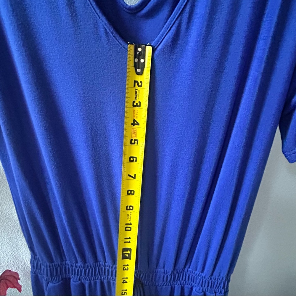 Elegant Royal Blue Jumpsuit, size Medium - Picture 13 of 13